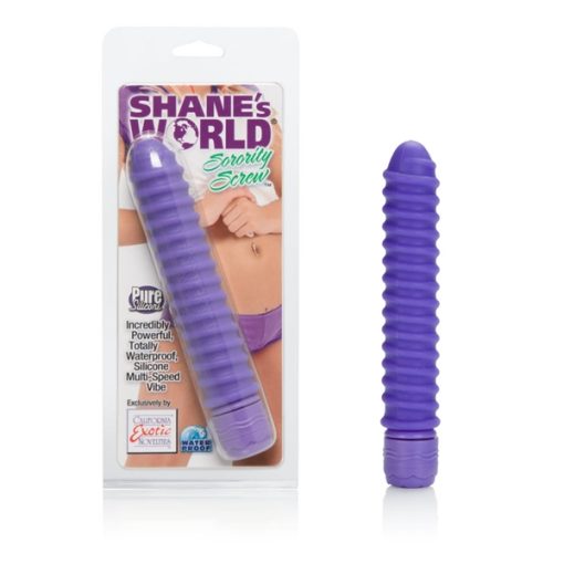 SHANES WORLD SORORITY SCREW VIBE SILICONE PURPLE 2