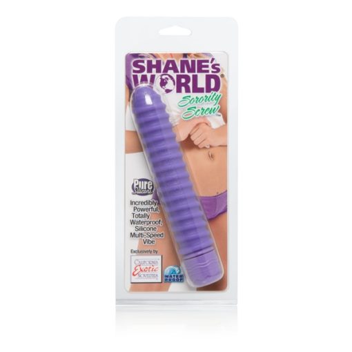 SHANES WORLD SORORITY SCREW VIBE SILICONE PURPLE 3