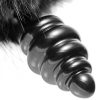 TAILZ BLACK BUNNY TAIL ANAL PLUG (Out Mid Oct) back