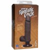 THE REALISTIC COCK ULTRASKYN VIBRATING 6IN -BLACK BX details