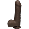 The D Uncut D 7 inches With Balls Firmskyn Black Dildo Main