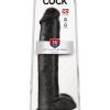 (WD) KING COCK 15 COCK W/BALL BLACK "