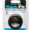 XACT FIT SILICONE RINGS #14 #15 #16 BLACK male Q