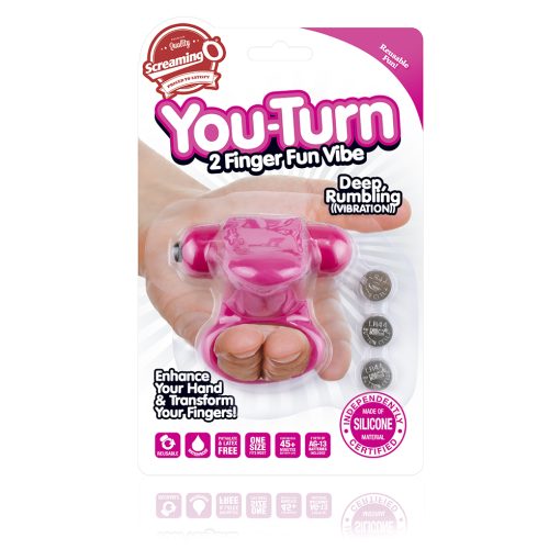 YOU TURN STRAWBERRY (EACHES) FINGER VIBE back