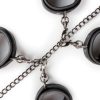 Easy Toys Fetish Set Collar, Ankle & Wrist Cuffs Black - Image 3