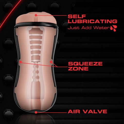 M For Men Soft & Wet Self Lubricating Stroker Cup Vanilla - Image 4