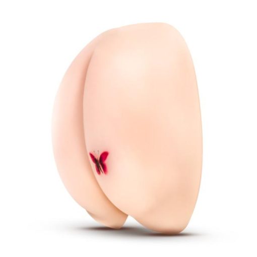 5X Vibrating Rear Moaning Ecstasy Masturbator Beige second