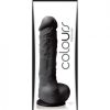 5" Silicone Dildo Suction Cup Black second