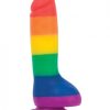Addiction Justin 8 inches Rainbow Color Dildo main