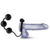 Blush Anal Adventures Platinum Silicone Anal Ball with Vibrating Cock Ring - Image 4