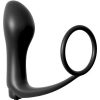 Anal Fantasy Ass Gasm Vibrating Plug Cock Ring Black main