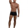 Bamboo Low Rise Pouch Enhancer Shorts Black Small main