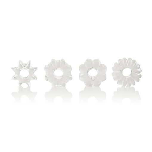 Basic essentials set of 4 rings - clear second