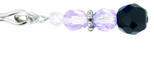 Beaded Clit Clamp With Tweezer Tip Purple second
