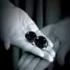 Black Glass Ben Wa Balls Medium second