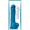 Colours Pleasures Realistic Dildo Blue with suction cup second