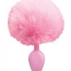 Cottontails Bunny Tail Silicone Butt Plug Pink main