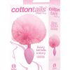 Cottontails Bunny Tail Silicone Butt Plug Pink second