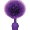 Cottontails Silicone Bunny Tail Butt Plug Purple main