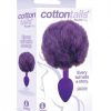 Cottontails Silicone Bunny Tail Butt Plug Purple second