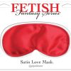 Fetish Fantasy Series Satin Love Mask Red second