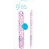 Glas Purple Rose Nubby Glass Dildo second
