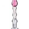 Icicles No.12 Pink Clear Glass Wand main
