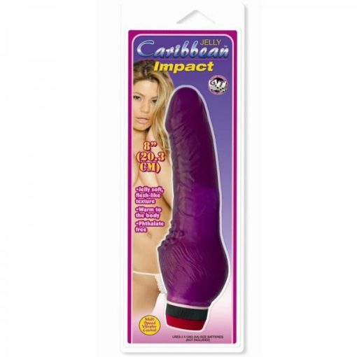 Jelly Caribbean #3 Impact Vibrator	- Purple second
