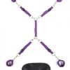 Lux Fetish Bed Spreader Purple main