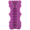 Mood Pleaser Thick Ribbed Purple Masturbator second