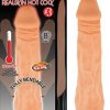 Natural Realskin Hot Cock #3 8 inches Beige main