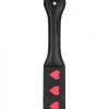 Ouch Hearts Impression Paddle Black main