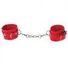 Ouch Leather Cuffs Red main
