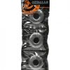 Oxballs Ringer Donut 1 Steel Silver Rings Pack Of 3 second