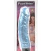 Pearl Shine 9" Waterproof Vibrator  - Blue second