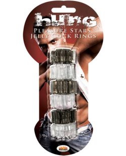 Pleasure Stars Jelly C Rings 6 Per Pack main