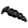 Pretty Love Vibrating Bead Shaped Butt Plug Black second