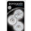 Renegade Chubbies 3 Pack Cock Rings Clear second