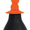 Rooster Tail Cleaner Rippled Orange Anal Douche main