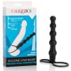 Silicone Love Rider Beaded Dual Penetrator Cock Ring Black second