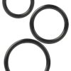 Silicone Support Rings Black 3 Pack main