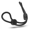 Stay Hard Silicone Double Loop Cock Ring Black second