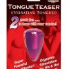 Tongue Teaser Silicone Oral Vibrator - Purple second