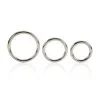Trine Steel Cock Ring Collection 3 Piece