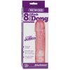Vac U Lock Crystal Jellie Dong 8 Inch - Pink second