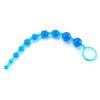 X 10 Beads Graduated Anal Beads 11 Inch - Blue second