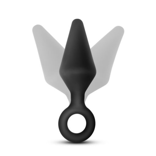 Anal Adventures Loop Plug Medium Black - Image 3
