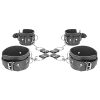 Black & White Hogtie W/ Hand & Ankle Cuffs Bonded Leather - Image 3