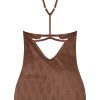Caramel Kiss Babydoll & Thong Set Caramel 2Xl - Image 4
