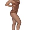 Caramel Kiss Cami & Split Crotch Boy Short Caramel L/Xl Naughty Role Play 3